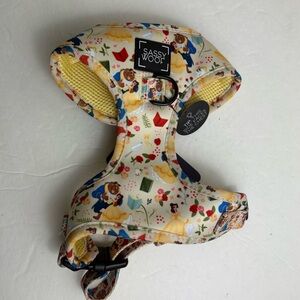 Disney Beauty and the Beast Dog Harness - Cream and Yellow Small Sassy woof
